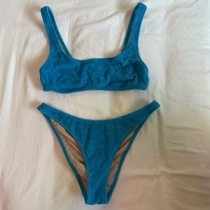 J.CREW Terry Cloth Bikini Set